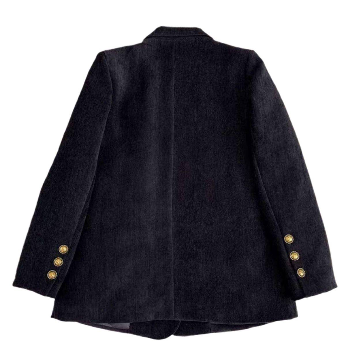 Retro Fleece-Lined Winter Coat for Women – Warm Cotton Casual Jacket 2025