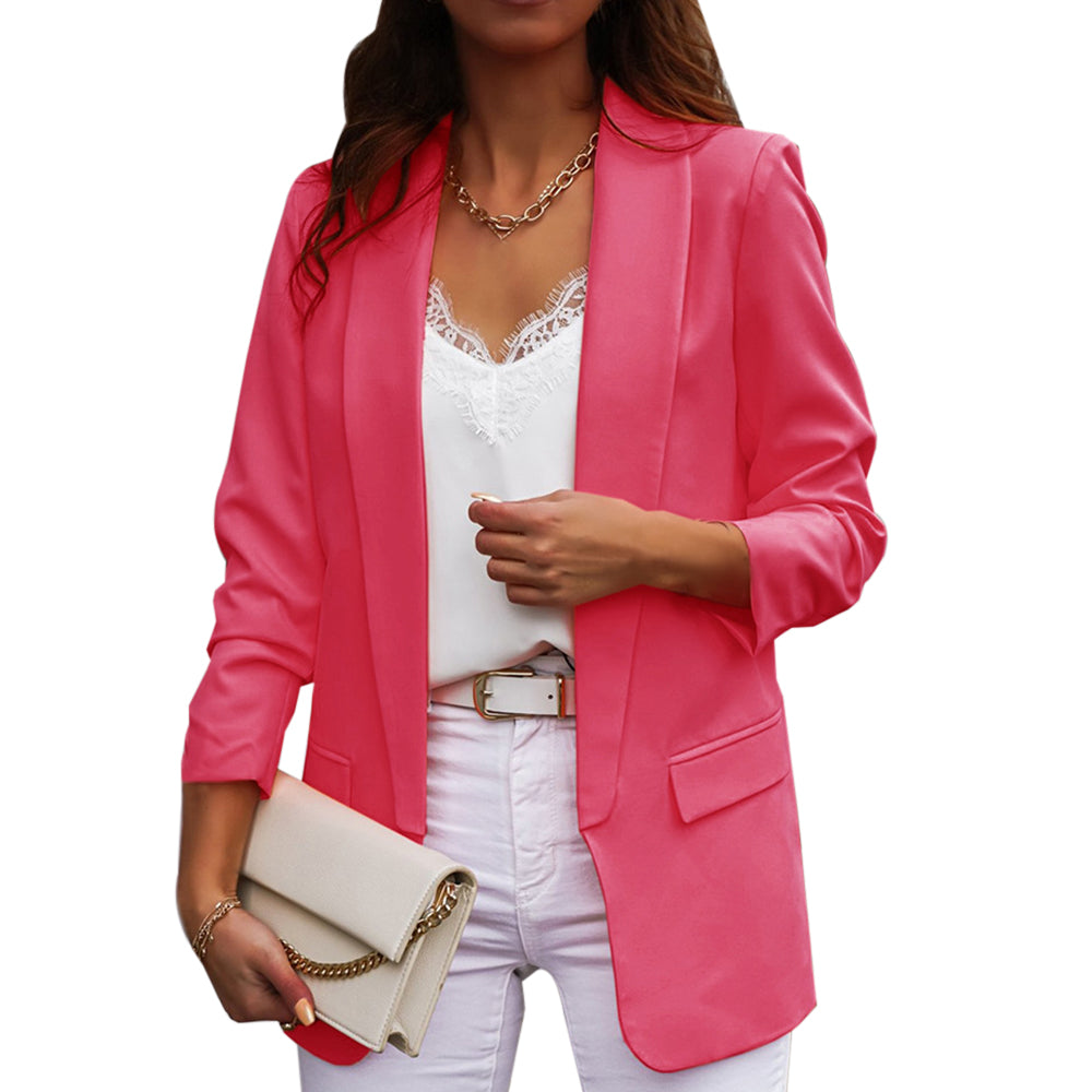 Women’s Elegant Oversized Blazer Jacket – Chic Loose Fit Office & Casual Fashion Coat