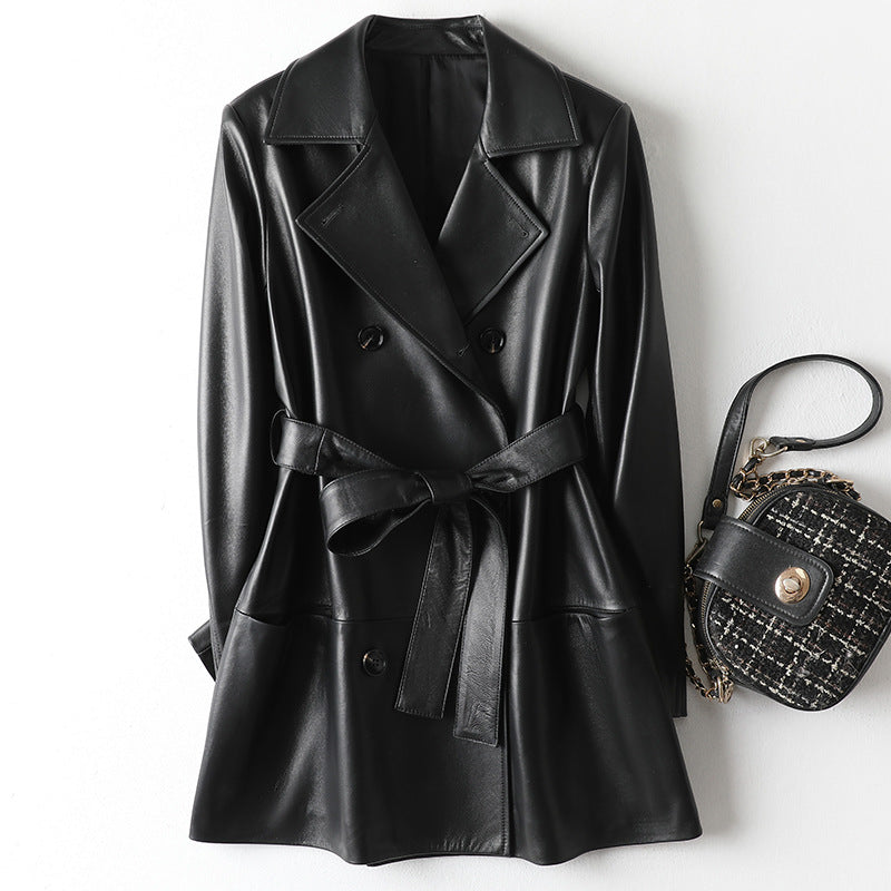 Women’s Double Breasted Blazer Jacket – Chic Casual Workwear Linen Blend Blazer for Office & Street Style