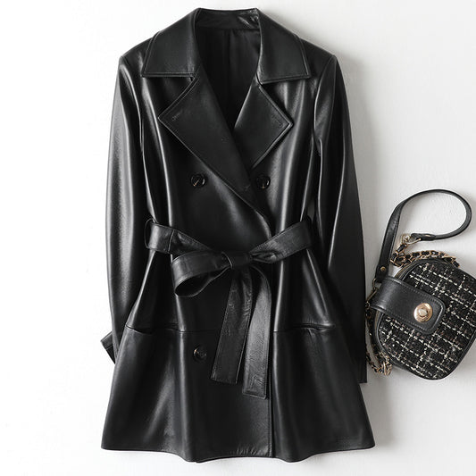 Women’s Double Breasted Blazer Jacket – Chic Casual Workwear Linen Blend Blazer for Office & Street Style